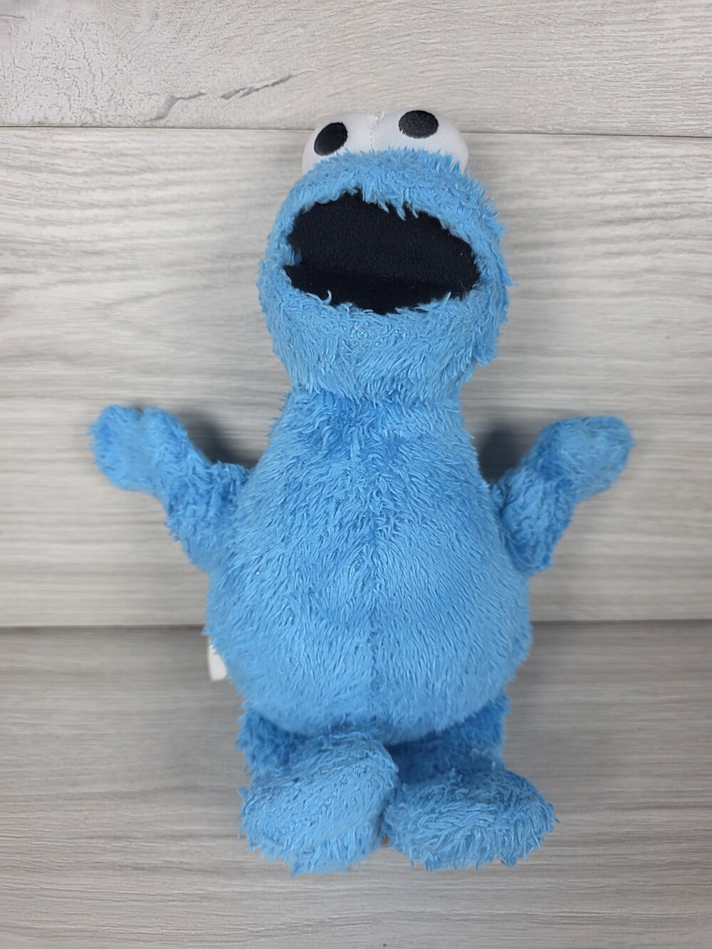Cookie Monster Sesame Street Plush Hasbro Blue 10" SU46